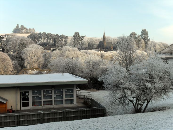 Avoch Church, in the big freeze  2009.