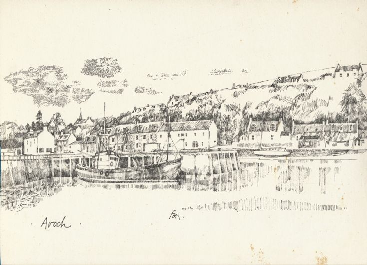 Print of Avoch Harbour