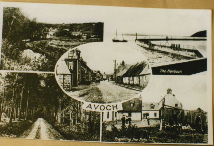 Multiview postcard of Avoch