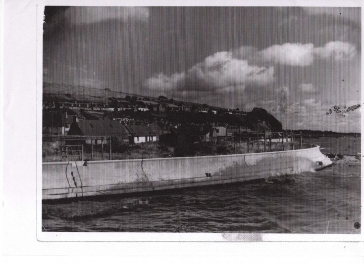 Avoch Sea Wall 1950