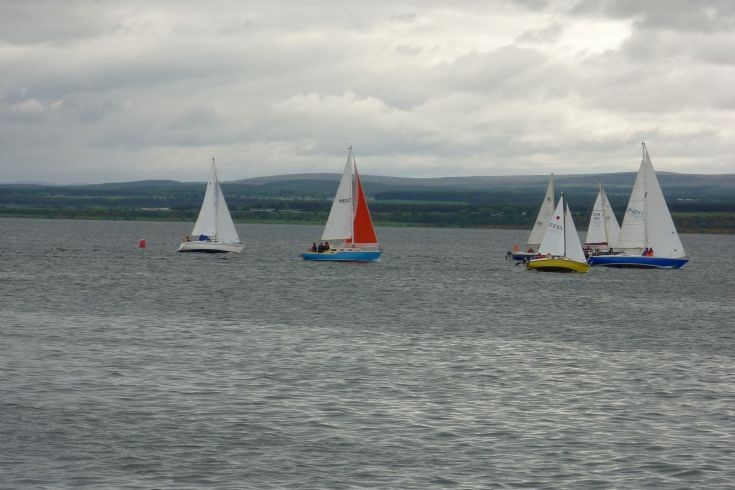Yachts off Avoch harbour