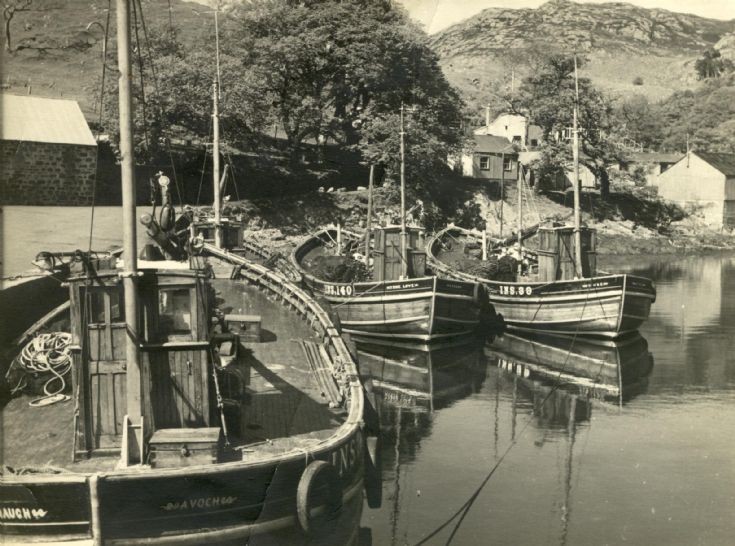 Avoch ringnet boats in Gairloch.