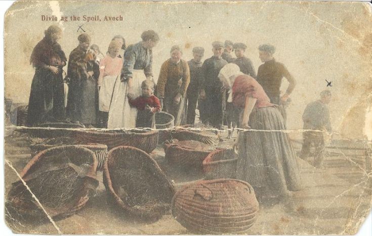 Dividing the Spoil, Avoch beach.
